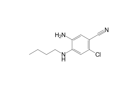 4-Chloro-5-cyano-2-(N-n-butyl)amino-aniline