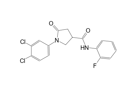 3-pyrrolidinecarboxamide, 1-(3,4-dichlorophenyl)-N-(2-fluorophenyl)-5-oxo-