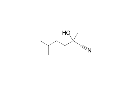 2-Hydroxy-2,5-dimethylhexanenitrile