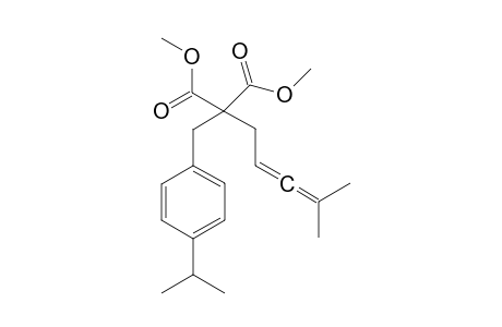 Dimethyl 2-(4-isopropylbenzyl)-2-(4-methylpenta-2.3-dienyl)malonate