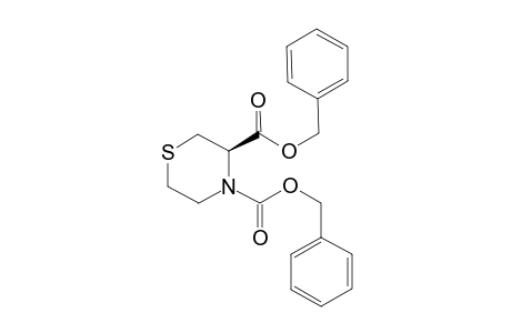(3R)-thiomorpholine-3,4-dicarboxylic acid bis(phenylmethyl) ester