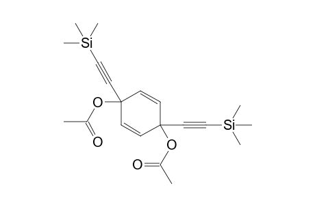 1,4-bis[(Trimethylsilyl)ethynyl]-1,4-diacetoxycyclohexa-2,5-diene