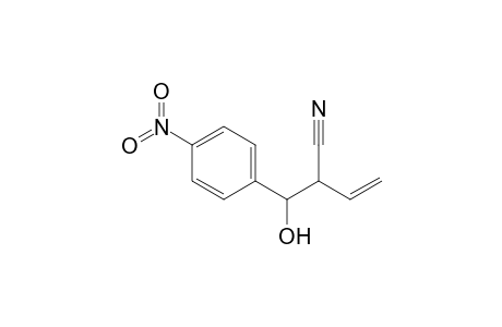 1-(Hydroxy(4-nitrophenyl)methyl)allylcyanide