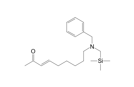 9-[N-Benzyl-N-[(trimethylsilyl)methyl]amino]-3-nonen-2-one
