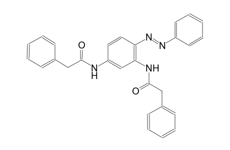 2-phenyl-N-{3-[(phenylacetyl)amino]-4-[(E)-phenyldiazenyl]phenyl}acetamide