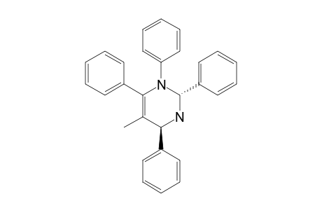 (2R*,6S*)-5-Methyl-2,3,4,6-tetraphenyl-1,2,3,6-tetrahydropyrimidine