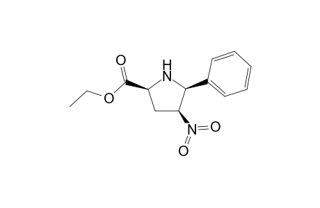 Ethyl 4-nitro-5-phenylpyrrolidine-2-carboxylate