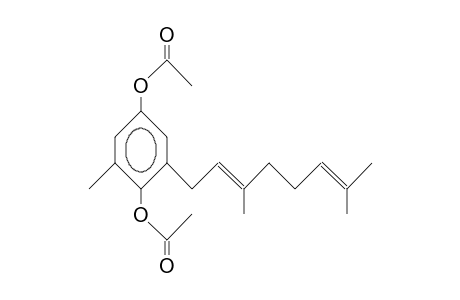 1,4-Diacetoxy-2-(3',7'-dimethyl-octa-2',6'-dienyl)-6-methyl-benzene