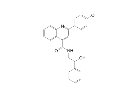 4-quinolinecarboxamide, N-(2-hydroxy-2-phenylethyl)-2-(4-methoxyphenyl)-
