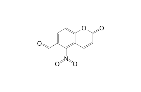 5-Nitro-2-oxo-2H-(1)-benzopyran-6-carbaldehyde