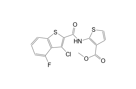 methyl 2-{[(3-chloro-4-fluoro-1-benzothien-2-yl)carbonyl]amino}-3-thiophenecarboxylate