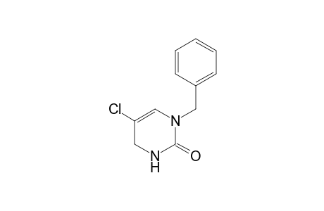 2(1H)-Pyrimidinone, 5-chloro-3,4-dihydro-1-(phenylmethyl)-