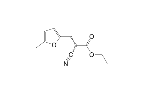 alpha-cyano-5-methyl-2-furanacrylic acid, ethyl ester