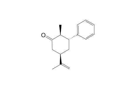 (2S,3R,5R)-5-ISOPROPENYL-2-METHYL-3-PHENYLCYCLOHEXANONE