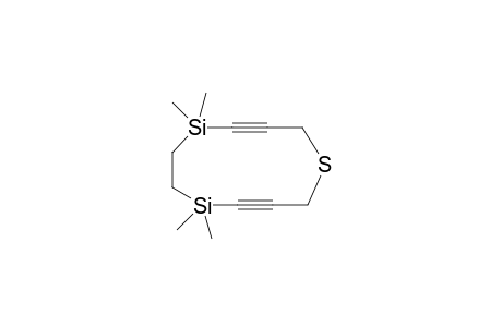 5-Thia-1,1,8,8-tetramethyl-1,8-disilacyclodeca-2,6-diyne