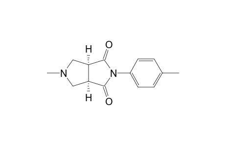 Pyrrolo[3,4-c]pyrrole-1,3(2H,3aH)-dione, tetrahydro-5-methyl-2-(4-methylphenyl)-, cis-