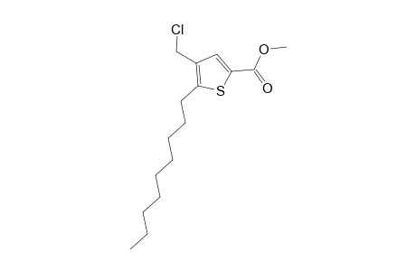 Methyl 4-(chloromethyl)-5-nonyl-2-thiophenecarboxylate