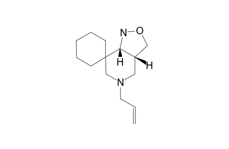 5-ALLYLPERHYDROISOXAZOLO-[4,3-C]-PYRIDINE-7-SPIROCYCLOHEXANE