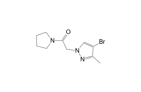 4-bromo-3-methyl-1-[2-oxo-2-(1-pyrrolidinyl)ethyl]-1H-pyrazole