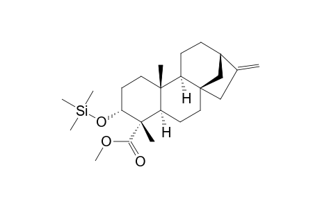Methyl ester,trimethylsilyl ether of Ent-3.alpha.-Hydroxykaur-16-en-19-oic acid