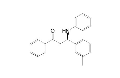 (R)-1-Phenyl-3-(N-phenylamino)-3-(3-tolyl)propan-1-one