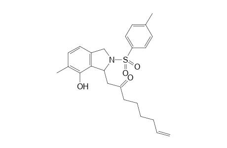 1-{7-Hydroxy-6-methyl-2-[(4-methylphenyl)sulfonyl]-2,3-dihydro-1H-isoindol-1-yl}oct-7-en-2-on