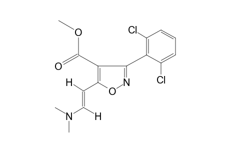 trans-3-(2,6-DICHLOROPHENYL)-5-[2-(DIMETHYLAMINO)VINYL]-4-ISOXAZOLECARBOXYLIC ACID, METHYL ESTER