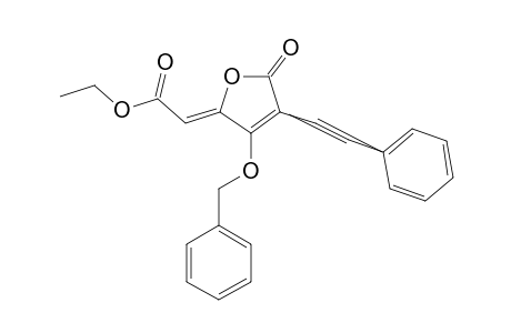 4-BENZYLOXY-5-[Z-2-(ETHOXYCARBONYLMETHYLIDENE)]-3-(PHENYLETHYNYL)-2-FURANONE