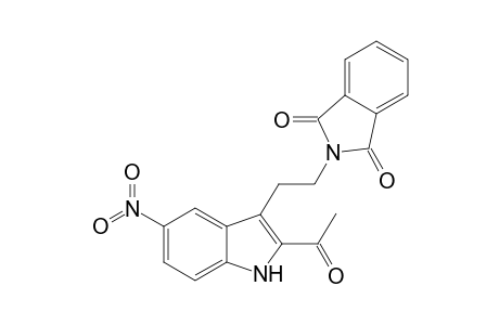 2-[2-(2-acetyl-5-nitro-1H-indol-3-yl)ethyl]-1H-isoindole-1,3(2H)-dione