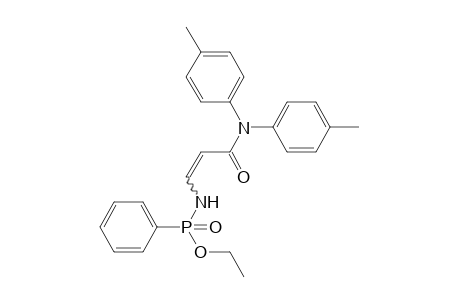 (E,Z)-P-Ethoxy-P-phenyl-N-(N,N-di-p-tolylacrylamide)phosphonamide