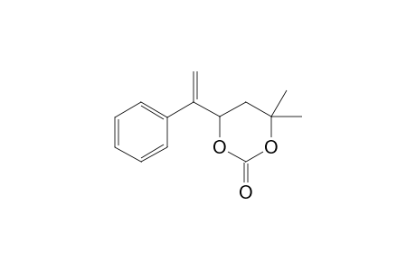 4,4-Dimethyl-6-(1-phenylethenyl)-1,3-dioxan-2-one