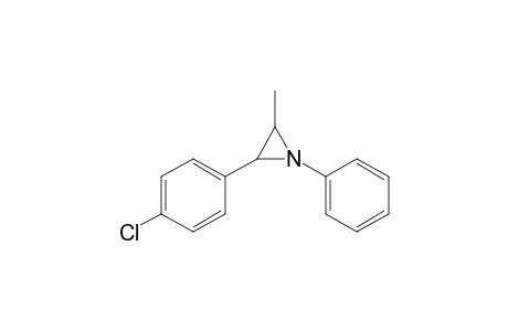 Aziridine, 2-(4-chlorophenyl)-3-methyl-1-phenyl-, cis-(.+-.)-