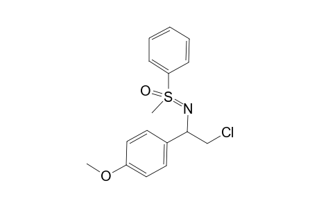 N-[1-(4-Methoxyphenyl)-2-chloroethyl]-S,S-methylphenylsulfoximine