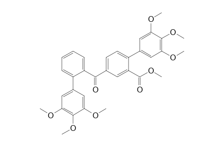 Methyl 3',4',5'-Trimethoxy-4-(3',4',5'-trimethoxybiphenylcarbonyl)biphenyl-2-carboxylate