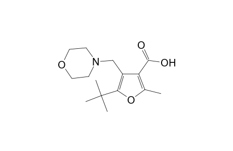 5-tert-Butyl-2-methyl-4-(4-morpholin-4-iumylmethyl)-3-furancarboxylate