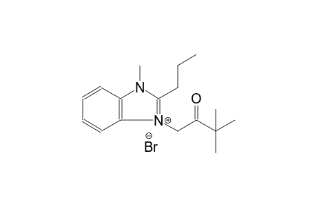 1-(3,3-dimethyl-2-oxobutyl)-3-methyl-2-propyl-3H-benzimidazol-1-ium bromide