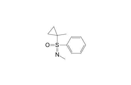N-Methyl-S-(1'-methylcyclopropyl)-S-phenylsuloximine