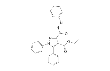 4-(ETHOXYCARBONYL)-1,5-DIPHENYL-1H-PYRAZOLE-3-CARBOXYLIC-ACID-PHENYL-HYDRAZIDE
