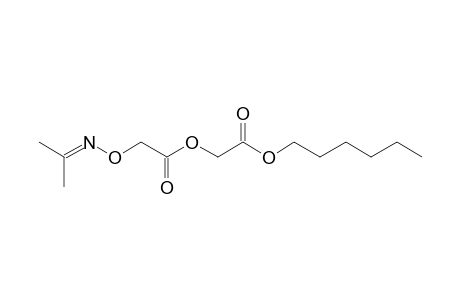 Acetic acid, [[(1-methylethylidene)amino]oxy]-, 2-(hexyloxy)-2-oxoethyl ester