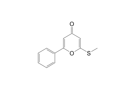 2-(methylthio)-6-phenyl-4-pyranone