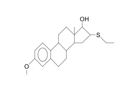16a-Ethylthio-3-methoxy-17b-hydroxy-1,3,5(10)-estratriene