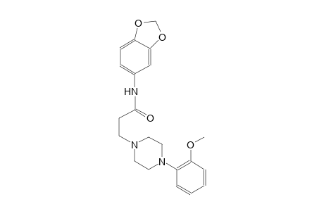 1-piperazinepropanamide, N-(1,3-benzodioxol-5-yl)-4-(2-methoxyphenyl)-