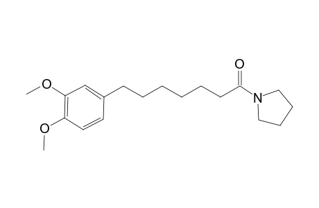 3,4-Dimethoxyphenyl-PA-C7:0 [5-(3,4-Dimethoxyphenyl)heptylpyrrolidinamide]