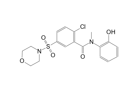 benzamide, 2-chloro-N-(2-hydroxyphenyl)-N-methyl-5-(4-morpholinylsulfonyl)-