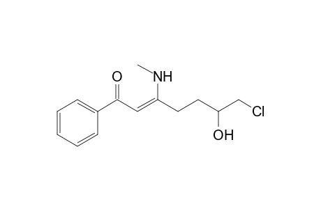 (Z)-7-chloranyl-3-(methylamino)-6-oxidanyl-1-phenyl-hept-2-en-1-one