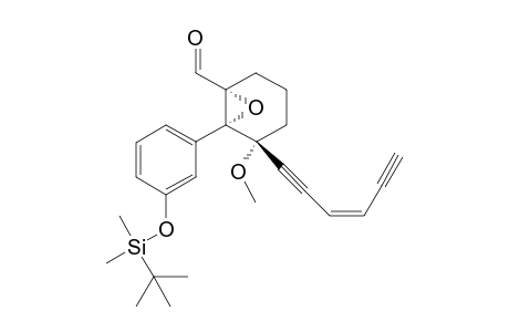 5a-[3-(tert-Butyldimethylsilyloxy)phenyl]-5-[(Z)-3-hexene-1,5-diynyl]-5-methoxyperhydrobenzo[b]oxiren-1a-carbaldehyde