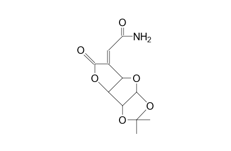 5-C-Carbamoylmethylene-5-desoxy-1,2-O-isopropylidene-A-D-xylo-hexofuranurono-6,3-lactone