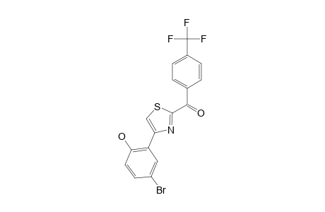 [4-(5-BROMO-2-HYDROXYPHENYL)-THIAZOL-2-YL]-(4-TRIFLUOROMETHYLPHENYL)-METHANONE