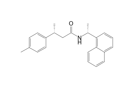 (3R,1'R)-N-(1-Naphthylethyl)-3-(4-methylphenyl)butanamide