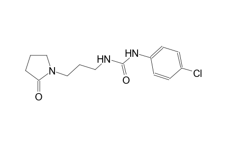 urea, N-(4-chlorophenyl)-N'-[3-(2-oxo-1-pyrrolidinyl)propyl]-